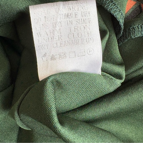 Papillon Geometric Print Fit and Flare Dress Size Large Orange Sleeveless - Picture 12 of 12